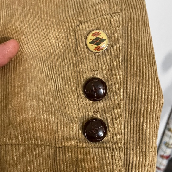 Plugg men’s corduroy blazer with elbow patches XL fully lined with retro fabric - Picture 7 of 13